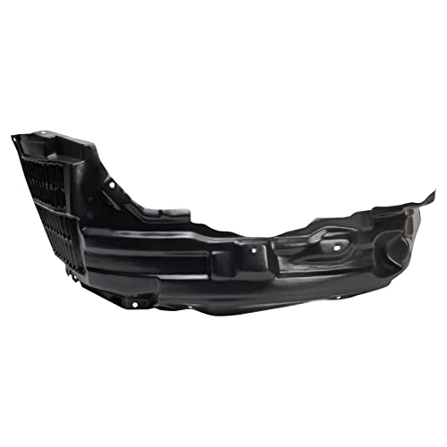 Image of TRQ Front Inner Fender Liner Set Compatible with 2010-2015 Mitsubishi Lancer MI1248131 MI1249131