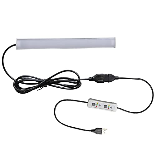 KAYYELAMP USB Strip Lamp Tube Timer Set Low-Voltage 5V Warm White Light Strip Light for Dorm Closet Bedroom Home Decor Without Tools Install No Wiring Required