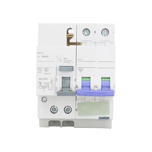 Disjoncteur à micro-fuites 5SU9 2P 6kA C40 idéal pour tableau électrique résidentiel