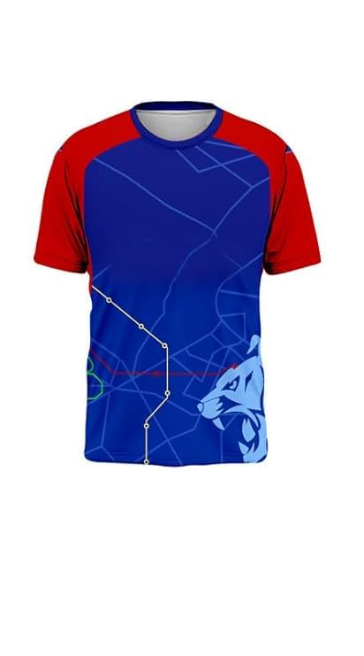 Image of Sports India IPL Cricket Team T Shirt Jersey for (Kid's, Boy's & Mens) L777