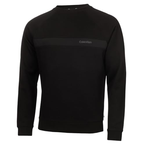 Calvin Klein Mens Hyper Tech Sweater - Black - XXL