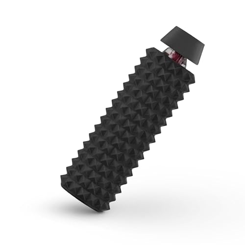 Image of Distractibles Spike Roller Clicker, Tactile Pain Stim Fidget with Clicker Switch, Pain Stimulation Roller with Lanyard (Black)