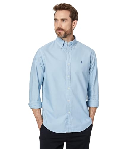 Image of POLO RALPH LAUREN Men's Classic Fit Plaid Oxford Shirt