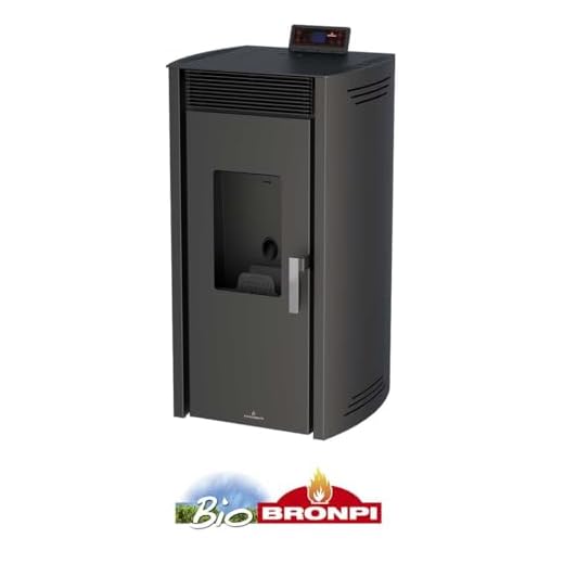 BRONPI TERMOESTUFA DE Pellet 16 KW (Negro)
