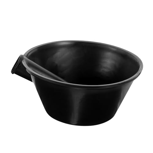 TOBBOMEY Cucharón De Agua De Plástico Negro para Riego Exterior Jardín, Cuchara Grande Resistente para Sembrar y Fertilizar, Cucharones para Regar Huertos y Cultivos Agrícolas