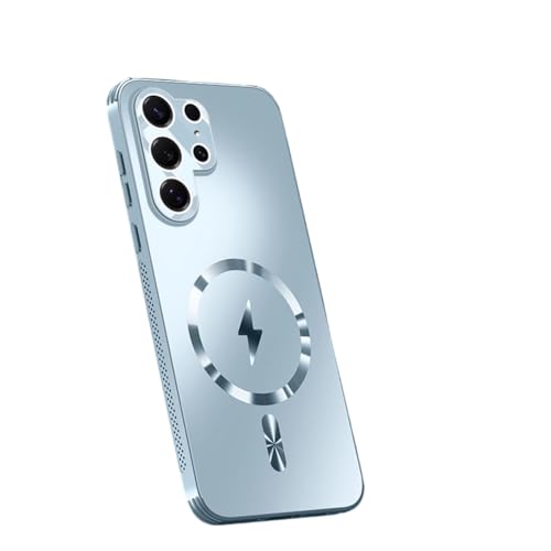 For Galaxy S25 Plus �p �P�[�X ��p ���M MagSafe�Ή� �t�����b�v�����Y�ی�t���N�[���J�o�[ �X�����T�C�h���M�X�}�z�P�[�X ���^ �ϏՌ� �X�}�z��p ���M �T���X�� �M�����N�V�[S25 Plus ��p �J�o�[ ���C �}�O�Z�[�t��