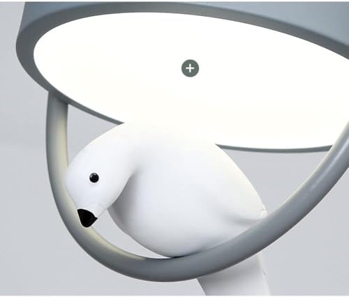 Lustre oiseau blanc suspendu design rond pour illuminer votre intérieur avec poésie