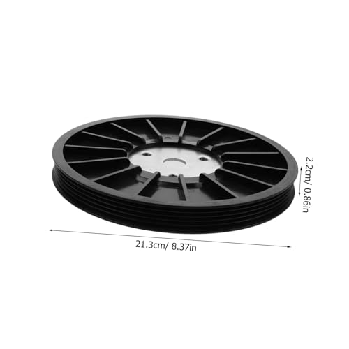 Polea de cinturón para bicicleta de ejercicio UKCOCO en ABS para mejorar la transmisión 2