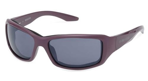 Harley-Davidson Women's Sequoia Rectangular Sunglasses, Shiny Violet Frames