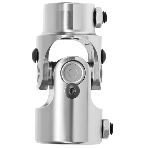 Image of 3 /4 inch DD X 1 inch DD Stainless Steel Steering U Joint, Universal Joint Single Steering Column Shaft U Joint,Total Length:83mm (3-1 /4 inch)