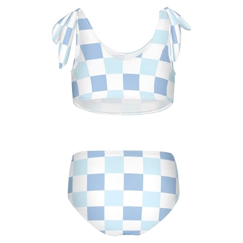 Image of Boccsty Cute Crab Red Blue Girls Swimsuits Kids Bikini Sets 2 Pcs Bathing Suit for 3T
