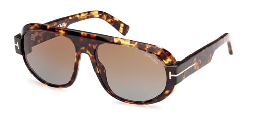Tom Ford BLAKE-02 FT 1102 Dark Havana/Light Brown Shaded 59/16/140 unisex Sunglasses