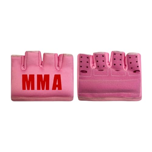 Guantes de boxeo mitad cómodos que reducen el impacto en tus manos al entrenar