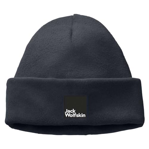 Jack Wolfskin Unisex Kinder Spirit Fleece Y Beanie M tze, night blue, Einheitsgröße EU