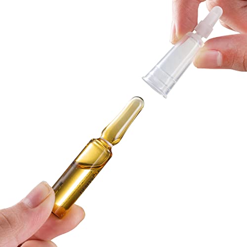 Ezyaid Skincare Ampule Opener & Plastic Applicator Tip 2 in 1 for 1 mL/2 mL (Pack of 6)