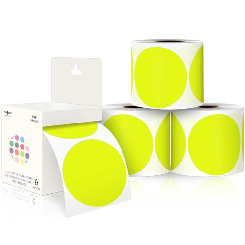 PARLAIM 3-Color Coding Labels in Dispenser Box