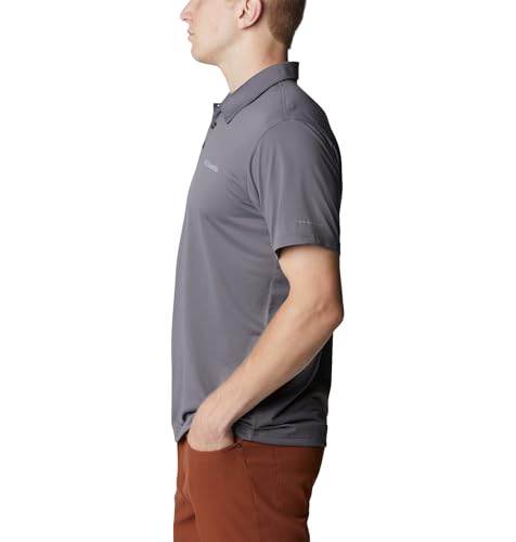 Image of Columbia Men's Solid Regular Fit Hike Polo