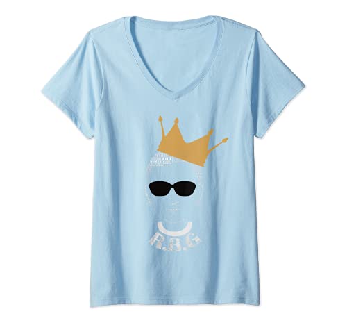 Donna RBG Ruth Bader Ginsburg Feminista Maglietta con Collo a V