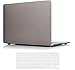 Price comparison product image iNeseon Case Cover Compatible with 2015-2017 MacBook 12-inch (Model A1534), Ultra Slim Hard Shell Protective Case with Keyboard Cover for MacBook 12 Retina, Gray