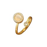💕Kreativität: Das einzigartige Design kann Ihr Aussehen hervorheben und alle Augen in der Menge erfassen. Zeigen Sie einfach Ihren eigenen Stil und machen Sie Bling, einfach fit für alle Altersgruppen. ideal als Mode-ringe am Strand oder zum Festival Outfit im winter und Herbst.Geeignet für Partykleidung oder Alltagskleidung und Geeignet als Geschenk an einen Freund. ringe frauen gold silber