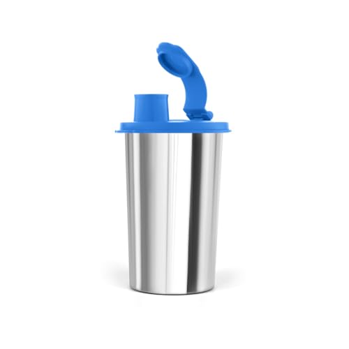 Image of SignoraWare Mini Stylish Stainless Steel Sipper | Airtight & Leakproof | Sleek & Compact Design | Ideal for Office, School, Gym & Outdoor Use | Travel-Friendly for Kids & Adults (300ml | TBlue)