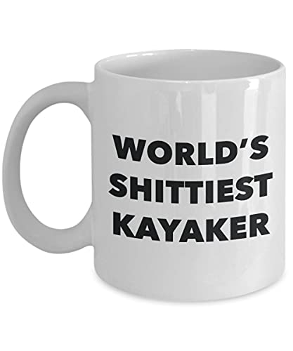Kayaker Coffee Mug - World's Shittiest Kayaker Gift