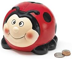 Adorable Ladybug Lady Bug Piggy Bank Great Gift