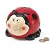 Burton & Burton Adorable Ladybug Lady Bug Piggy Bank Great Gift,red,black