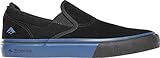 Doppelt gewickelter Fuchs Emerica Wino G6 Herren Skateschuh, Schwarz / Blau / Schwarz, 41 EU