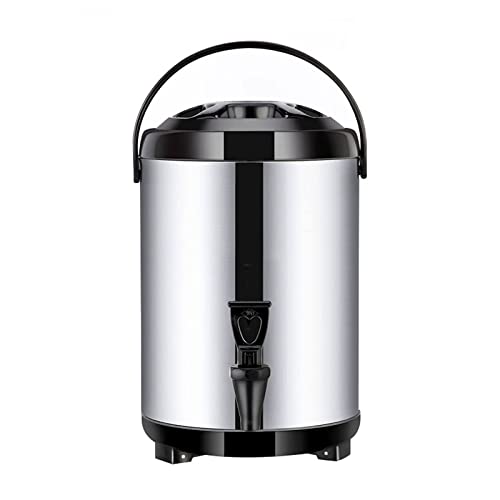 CXLL Große Kapazität Thermoskanne, Edelstahl Heißwasserspender Wasserspender, Thermobehälter Kaffeekanne Für Warmhalten Von Glühwein, Wasser, Kaffee, Tee, 6L/8L/10L/12L/14L/18L/20L