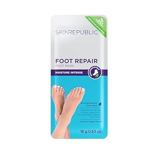 Skin Republic Foot Repair Mask | Intense Moisturization | Helps Soothe Rough, Dry Feet And Heels (Pack of 1)