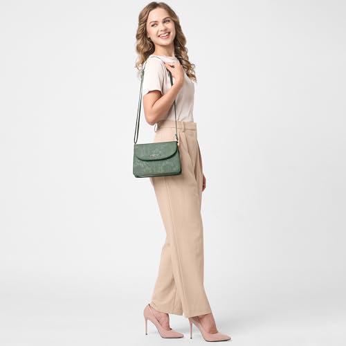 Image of Caprese Flowy Medium Sling Bag for Women with Adjustable Strap & Magnetic Button Closure for Comfortable Wear | Versatile Handbag for Everyday Use, Travel, and Special Occasions