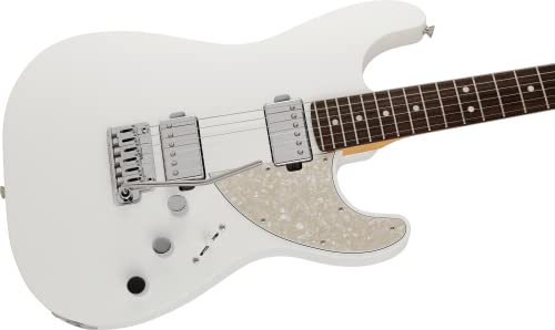 Fender Made in Japan Elemental Stratocaster HH RW Nimbus White – Guitare électrique - Les Beatles, Paul McCartney, John Lennon, RIngo Starr, George Harrison Fender Made in Japan Elemental Stratocaster HH RW Nimbus White - Guitare électrique – Image 5