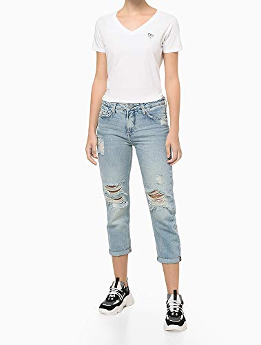 Blusa Silk Omega, Calvin Klein, Feminino, Branco, G