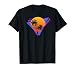 80s Style Synthwave Retrowave Aesthetic Palm Tree Sunset T-Shirt