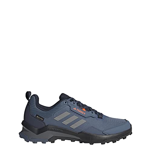 adidas mens TERREX AX4 GTX SHOES, Wonder Steel/Grey/Impact Orange, 11