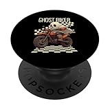 Photo Gallery divertente halloween ghost biker su moto popsockets popgrip adesivo Photo Gallery divertente halloween ghost biker su moto popsockets popgrip adesivo