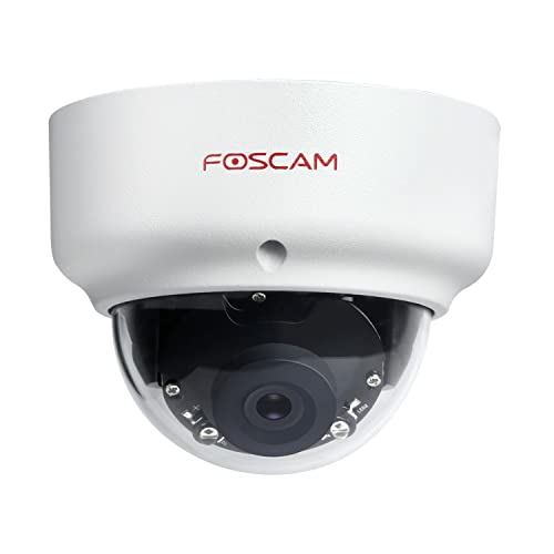 Foscam D2EP Caméra IP POE Extérieure HD 2 MP Infrarouge 20M - détection de Mouvement Intelligente - Compatible Amazon Alexa