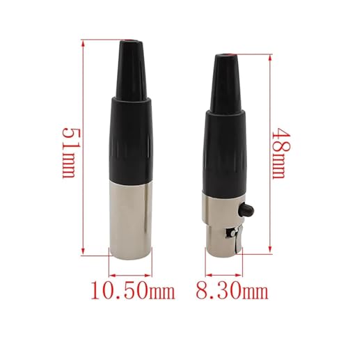 Adaptateur XLR de micro à souder 3 broches pour studio et scène