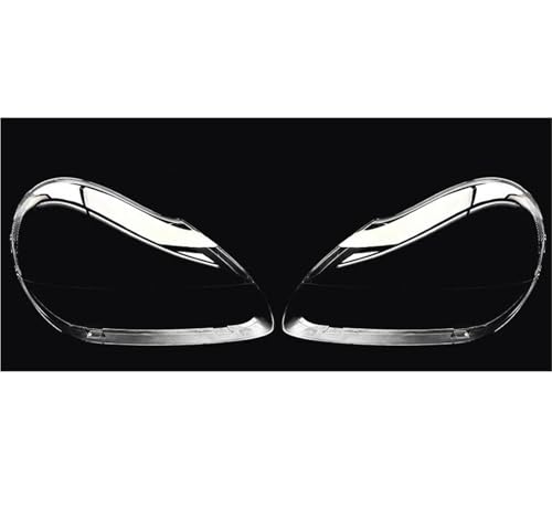 Lentille de phare avant pour Cayenne 955 (2004-2006) : coque en verre transparent (paire)