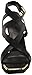 DKNY Women's Essential Open Toe Fashion Pump Heel Sandal Heeled, Black, 7.5