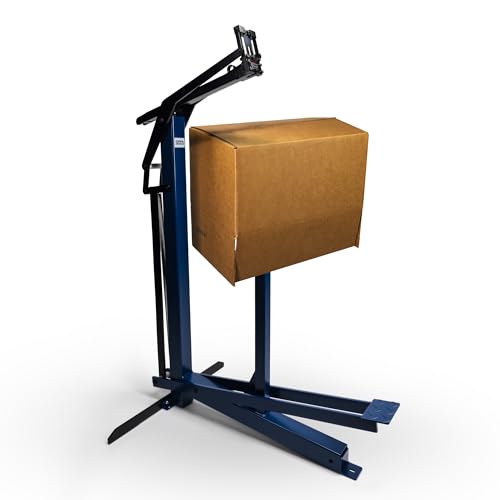 IDL Industrial Foot-Operated Carton Bottom Stapler - Heavy-Duty Box Bottom Stapler for Closing Cartons - Easy Reloaded 1 1/4 (32 mm) Crown Staples