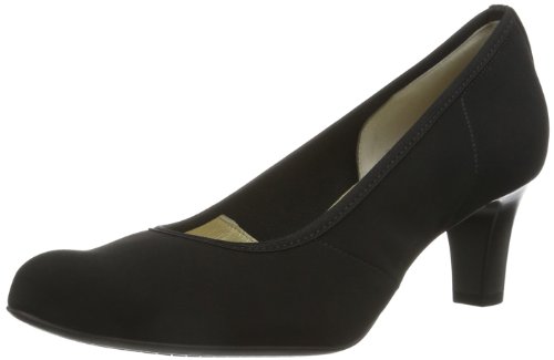 Peter Kaiser Damen Nancy Pumps, Schwarz (SCHWARZ Stretch Chevro 528 528)