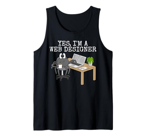 Concepteur Web, Développeur Spider Funny Débardeur