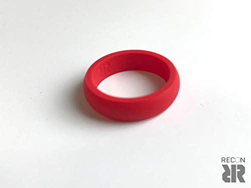 Anillo de silicona rojo para mujer miniatura 2