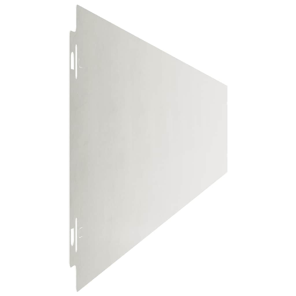 Krawędzie trawnika ze stali nierdzewnej, 10 sztuk, 15 x 103 cm, elastyczne obramowanie rabatki, krawędź koszenia, palisada, blokada korzeni, kompaktowe i odporne na warunki atmosferyczne
