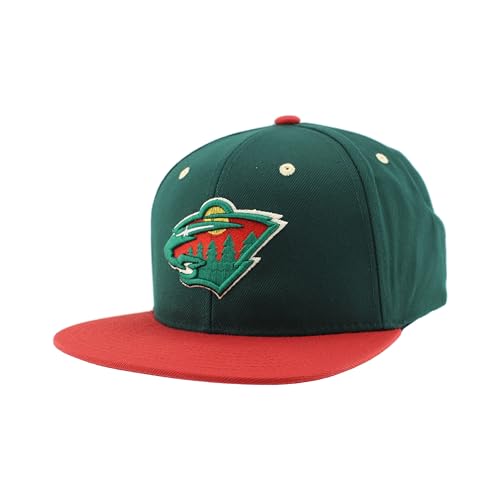 Image of ZHATS NHL Unisex-Adult NHL Officially Licensed Adjustable Snapback Hat Flat Bill Z11 Icon Two Color