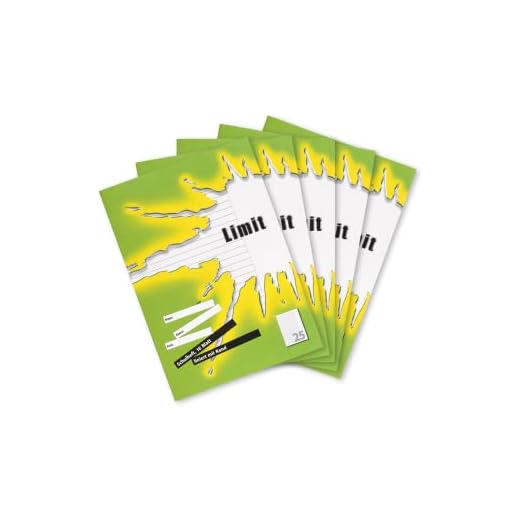 Limit Libreta de ejercicios (A4, 16 hojas, 25 líneas con margen, 5 unidades)