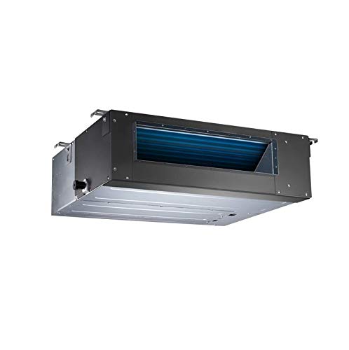 Dual Zone 18,000 + 24,000 BTU Concealed Duct Mini Split Air Conditioner and Heat Pump Full Set with 25ft Installation Kits - Thumbnail 2