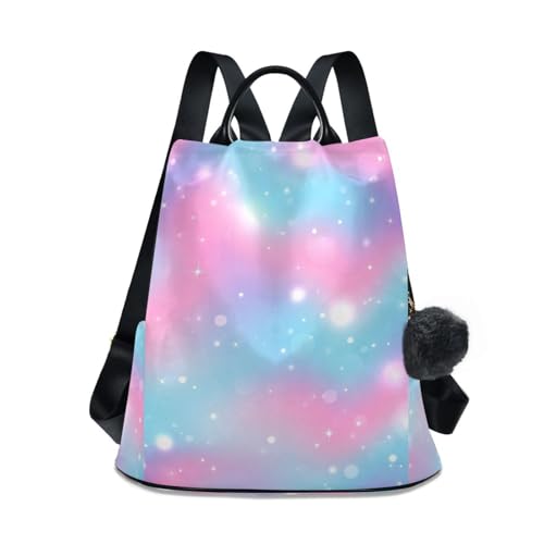 Sac à dos dégradé pastel femme antivol - Style tendance et décontracté